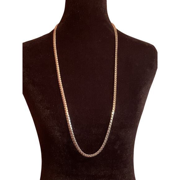 Vintage Silver Tone 34 Inch Thick Chain - Picture 2 of 5